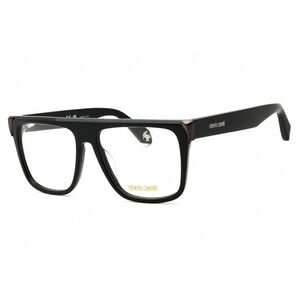 Roberto Cavalli VRC025V Eyeglasses Black Acetate Rectangular